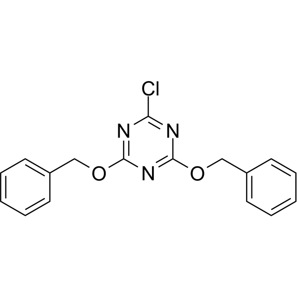 <em>2</em>,4-Bis(benzyloxy)-6-chloro-1,3,5-triazine