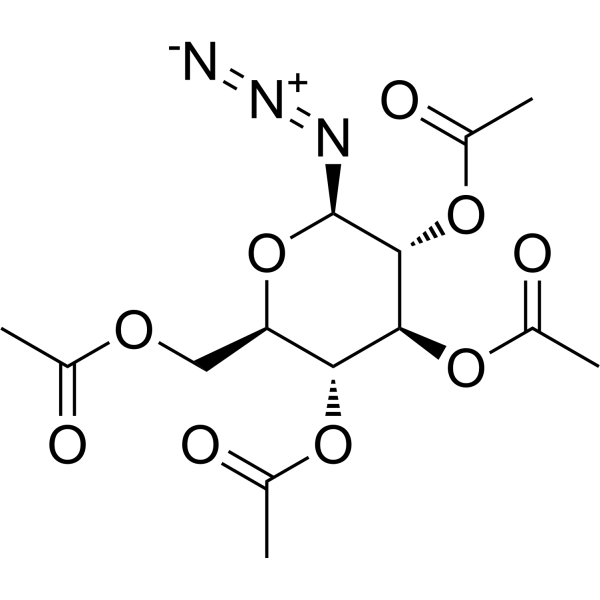 2,3,4,6-Tetra-O-acetyl-β-D-galactopyranosyl azide Chemical Structure