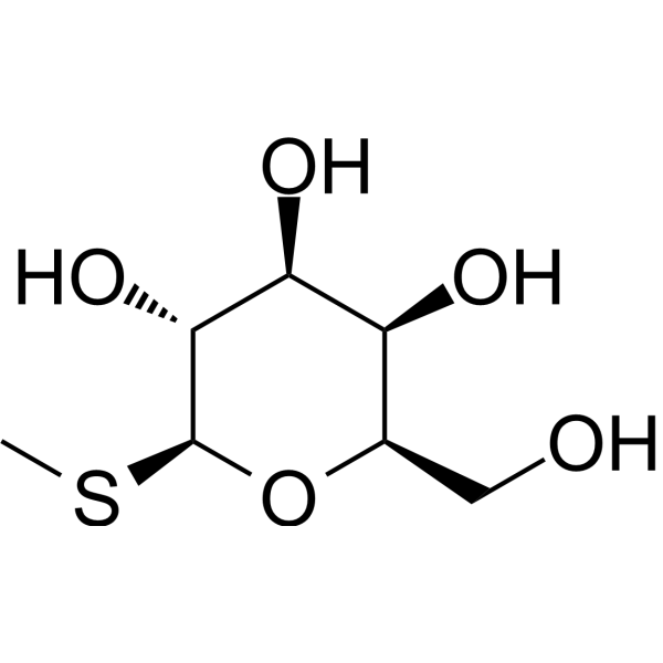 Methyl-β-D-thiogalactoside Chemical Structure