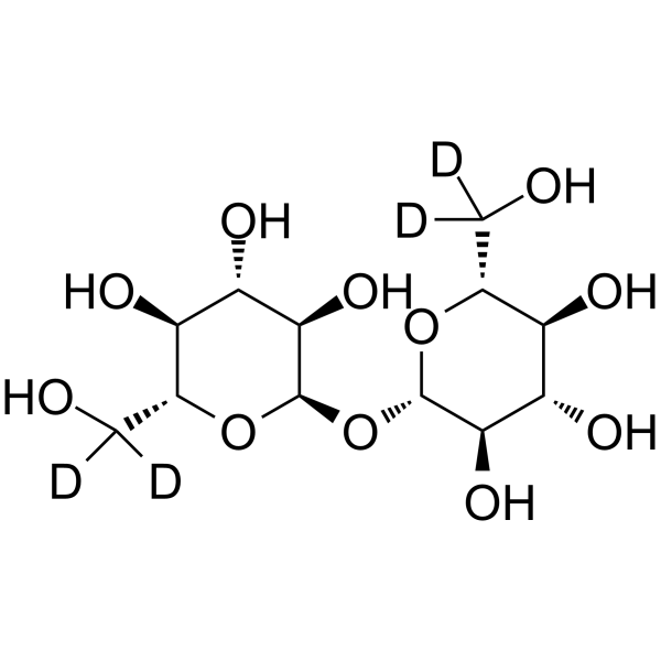 α,β-Trehalose-d4 Chemical Structure