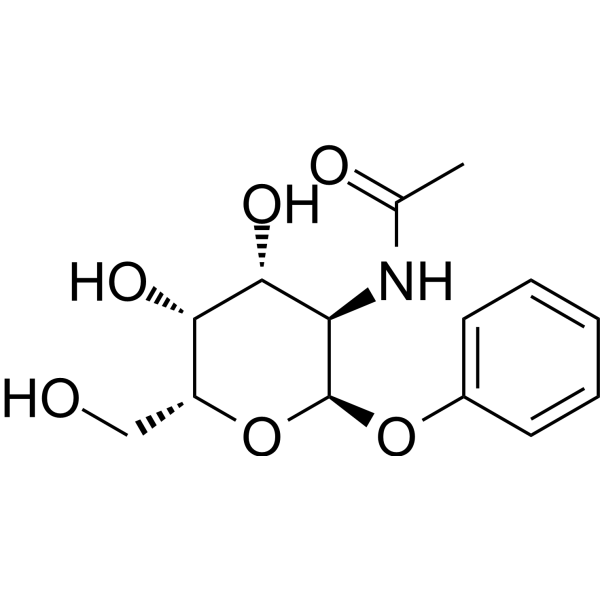 Phenyl N-acetyl-α-D-galactosaminide Chemical Structure