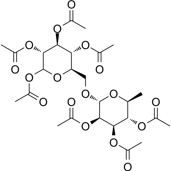 Rutinose Heptaacetate Chemical Structure