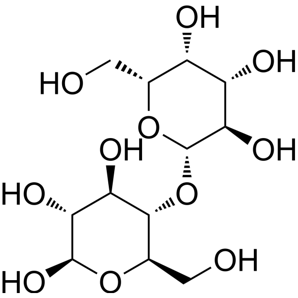 β-Lactose Chemical Structure