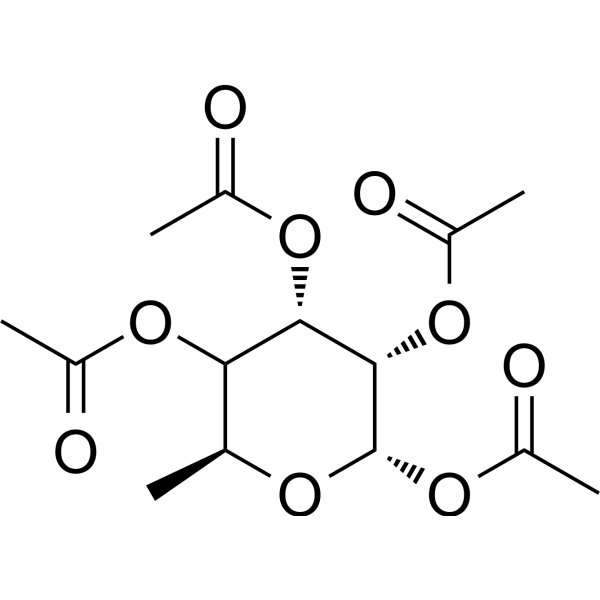 1,2,3,4-Tetra-O-acetyl-alpha-L-fucopyranose Chemical Structure