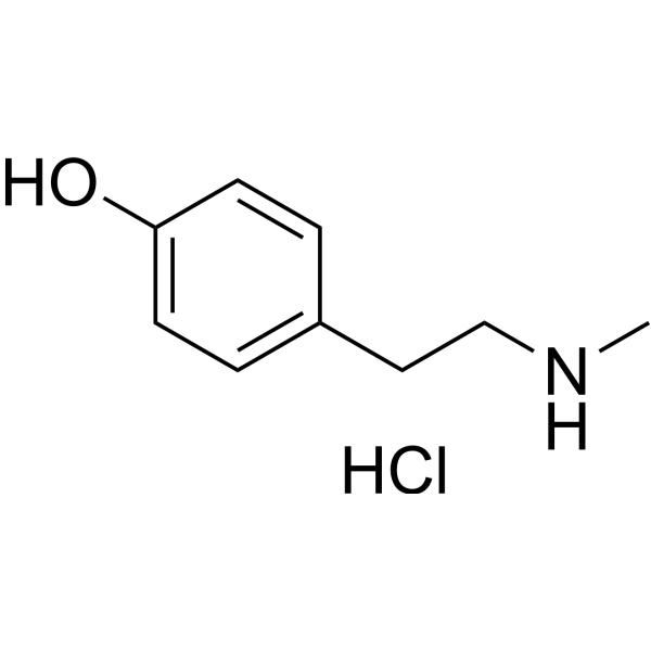 N-Methyltyramine hydrochloride Chemical Structure
