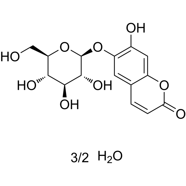 Esculin sesquihydrate Chemical Structure
