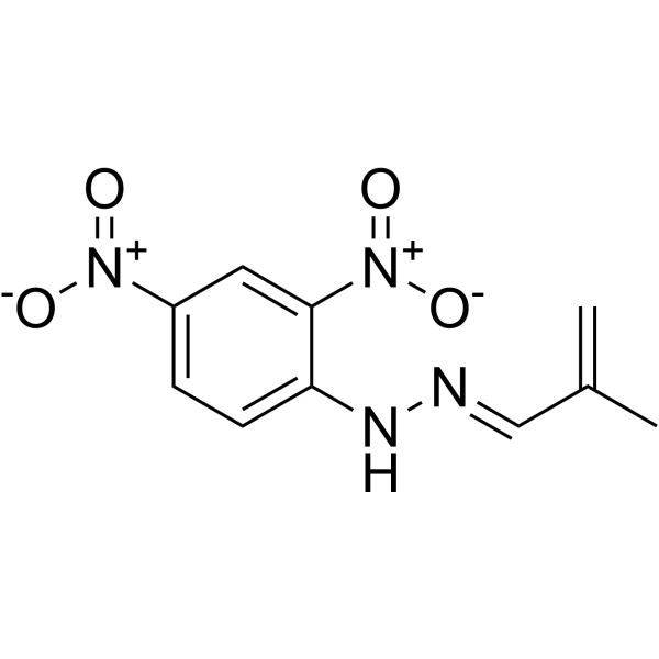 Methacrolein-2,4-dinitrophenylhydrazone Chemical Structure
