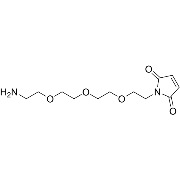 Mal-PEG3-NH2 Chemical Structure