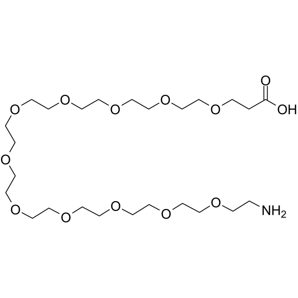 Amino-PEG11-acid Chemical Structure