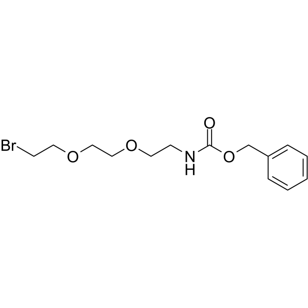 Cbz-PEG2-bromide Chemical Structure