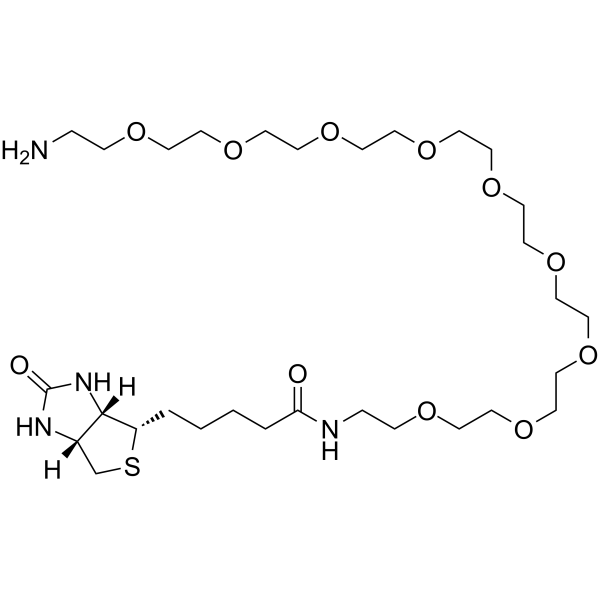 Biotin-PEG9-<em>amine</em>