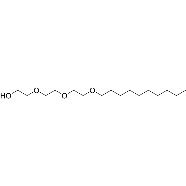 Triethylene glycol monodecyl ether Chemical Structure