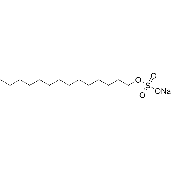 Tetradecyl sulfate sodium Chemical Structure