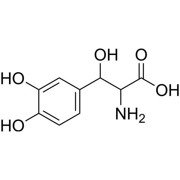 β,3-Dihydroxytyrosine Chemical Structure