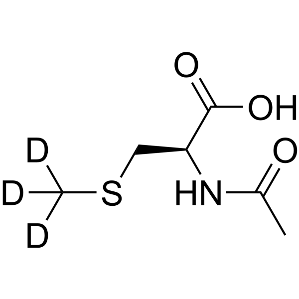 N-Acetyl-S-methyl-L-cysteine-d3 Chemical Structure