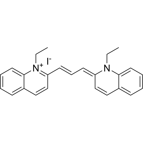Pinacyanol iodide Chemical Structure