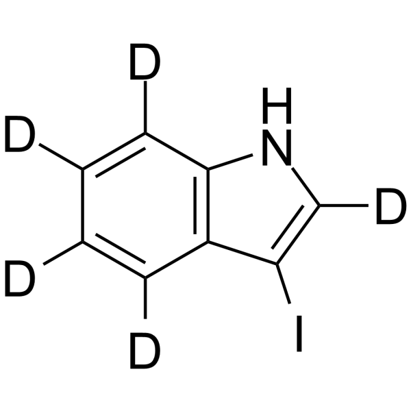 3-Iodoindole-d5 Chemical Structure