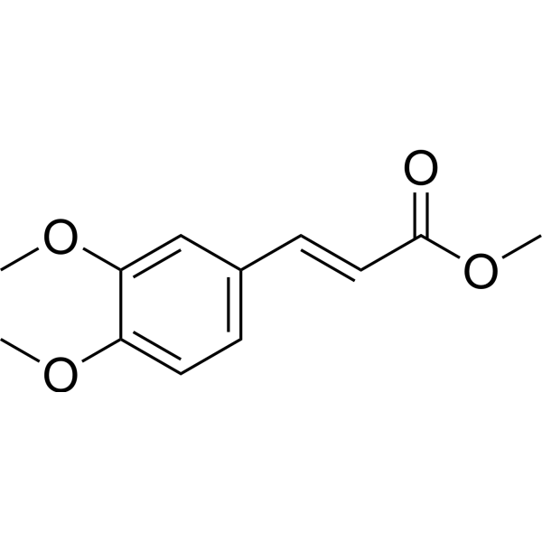 Methyl 3,4-dimethoxycinnamate Chemical Structure