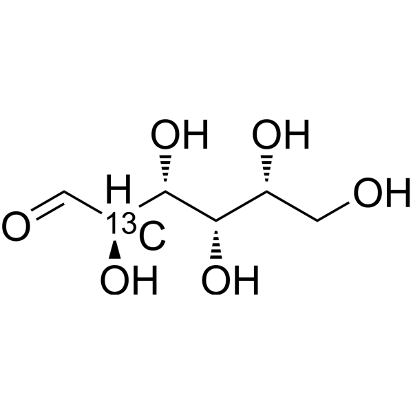 D-Gulose-<sup>13</sup>C Chemical Structure