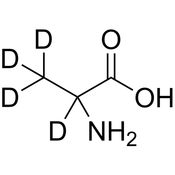 Alanine-2,3,3,3-d4 Chemical Structure