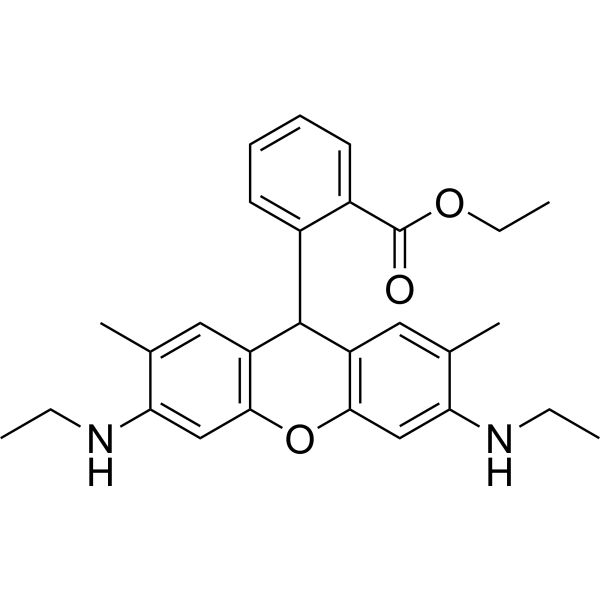 Dihydrorhodamine 6G Chemical Structure