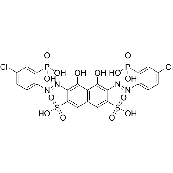 Chlorophosphonazo III Chemical Structure