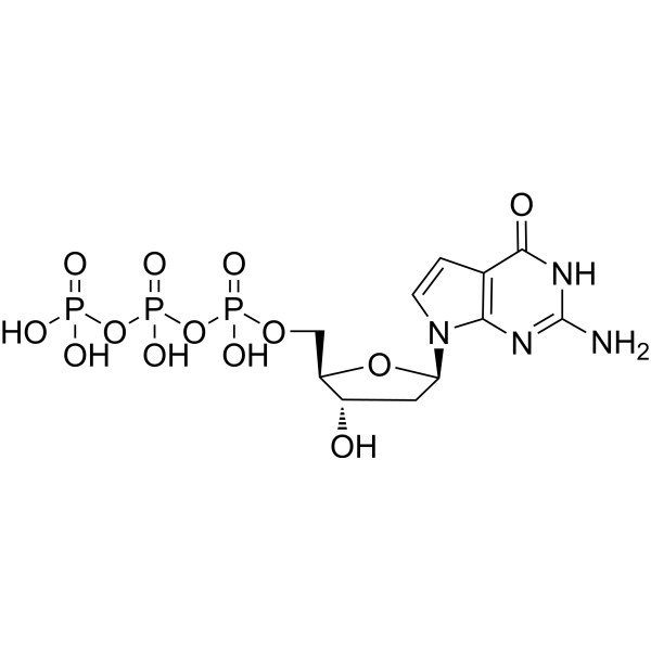 7-Deaza-2′-deoxyguanosine 5′-triphosphate Chemical Structure