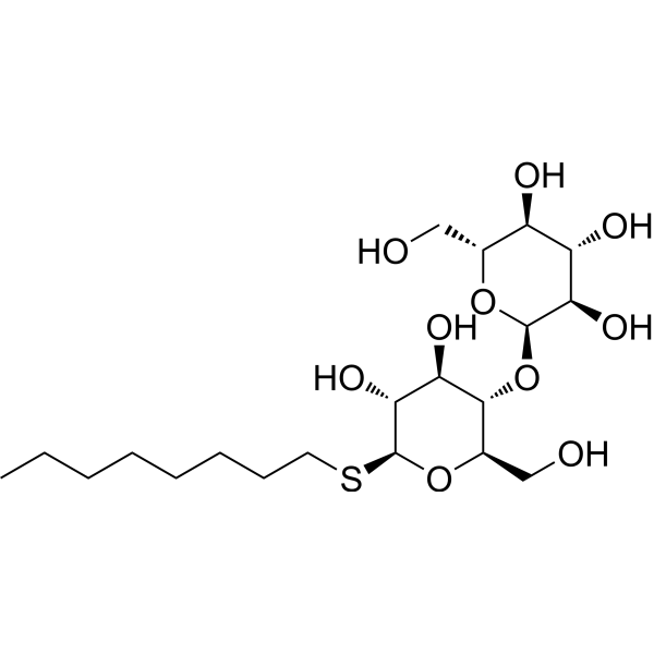 Octyl thiomaltoside Chemical Structure