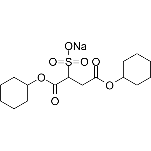 Dicyclohexyl sulfosuccinate sodium Chemical Structure