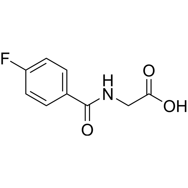 4-Fluorohippuric acid Chemical Structure