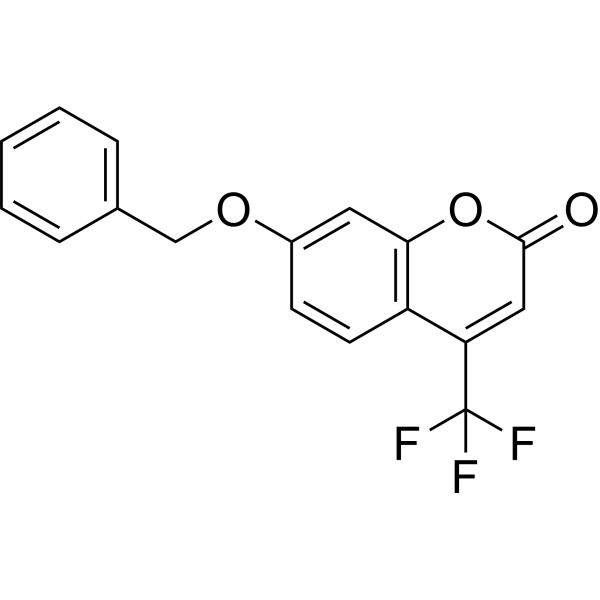 7-Benzyloxy-4-(trifluoromethyl)coumarin Chemical Structure