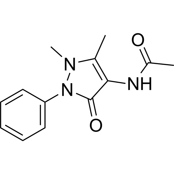 4-Acetylaminoantipyrine Chemical Structure