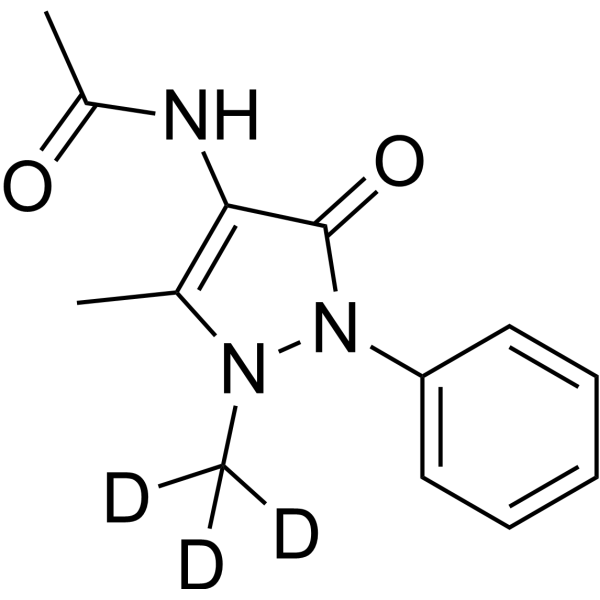 4-Acetamidoantipyrine-d3 Chemical Structure