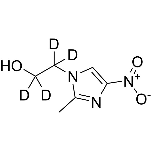 Isometronidazole-d<sub>4</sub> Chemical Structure