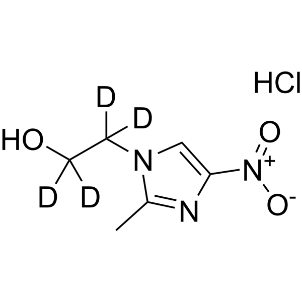 Isometronidazole-d<sub>4</sub> hydrochloride Chemical Structure