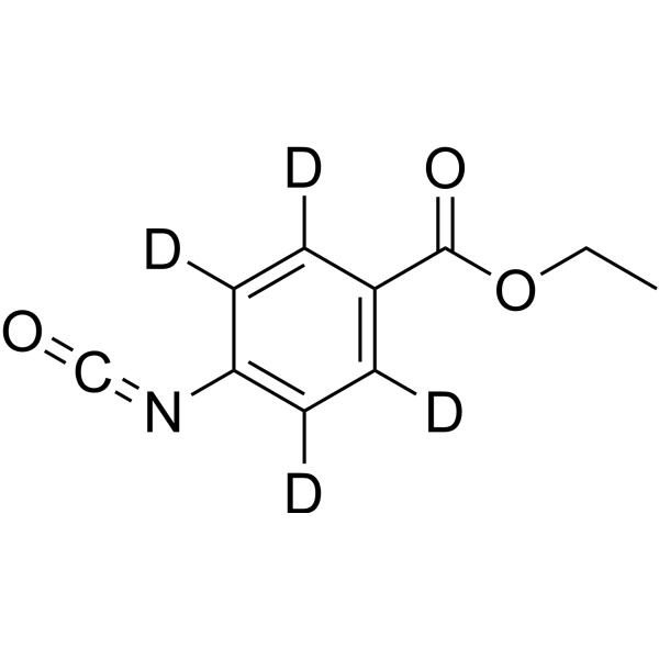 Ethyl <em>4</em>-isocyanatobenzoate-<em>d4</em>