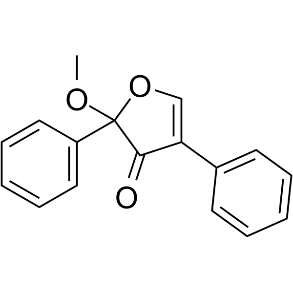 2-Methoxy-2,4-diphenylfuran-3-one Chemical Structure