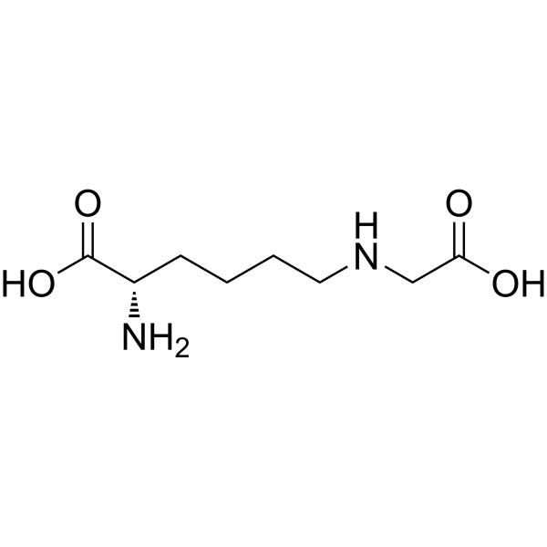 Nε-(Carboxymethyl)-L-lysine Chemical Structure