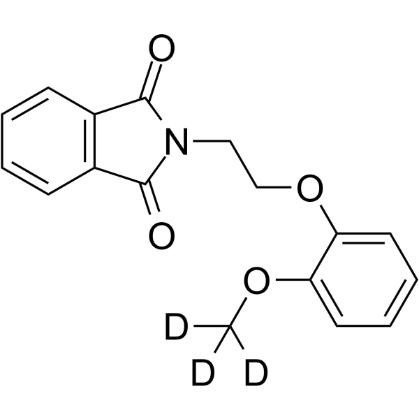 N-[2-(o-Methoxyphenoxy)ethyl]phthalimide-d3 Chemical Structure