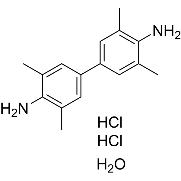 TMB dihydrochloride hydrate Chemical Structure