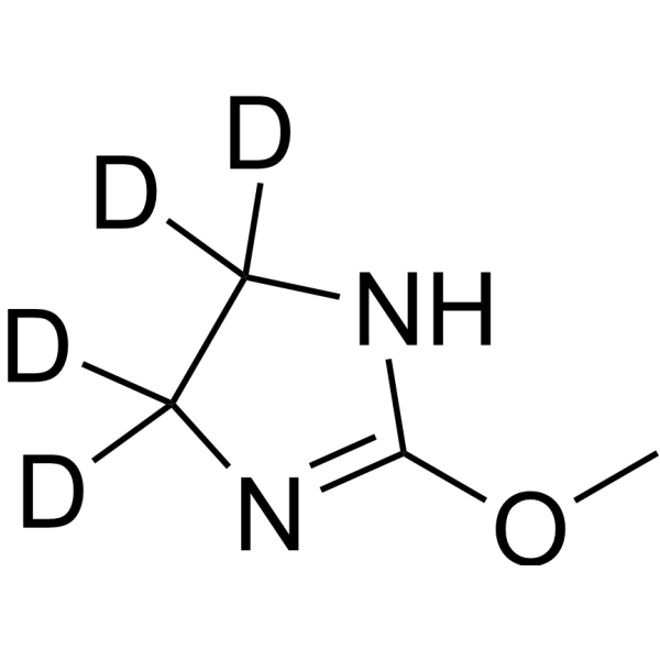 2-Methoxy-4,5-dihydro-1H-imidazole-d<sub>4</sub> Chemical Structure