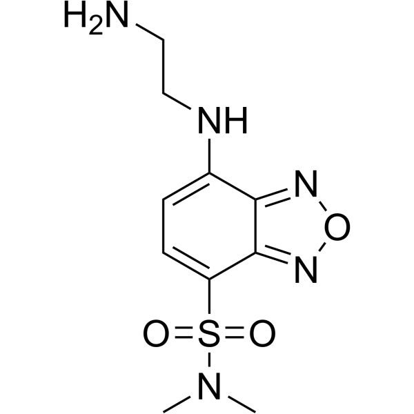 4-(<em>2</em>-Aminoethylamino)-7-(<em>N,N</em>-dimethylsulfamoyl)benzofurazan