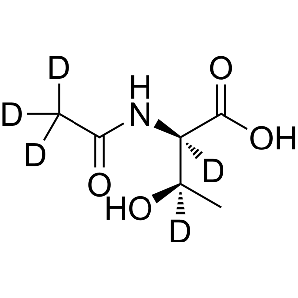 Acetyl-L-threonine-d<sub>5</sub>-1 Chemical Structure