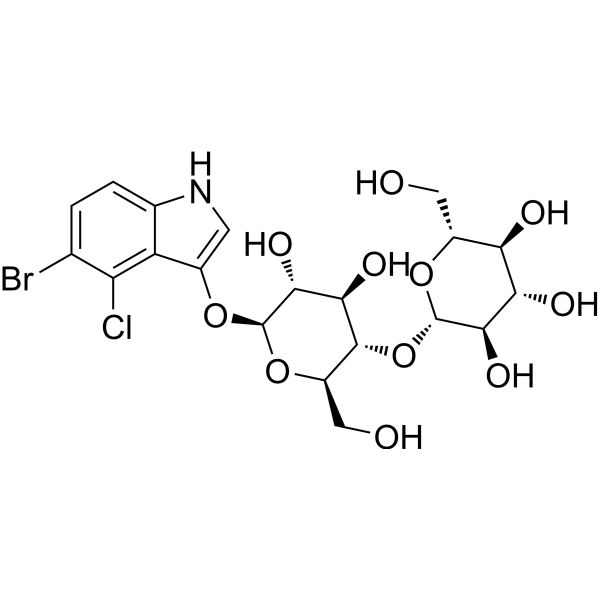 5-Bromo-4-chloro-<em>3</em>-indolyl <em>β</em>-D-cellobioside