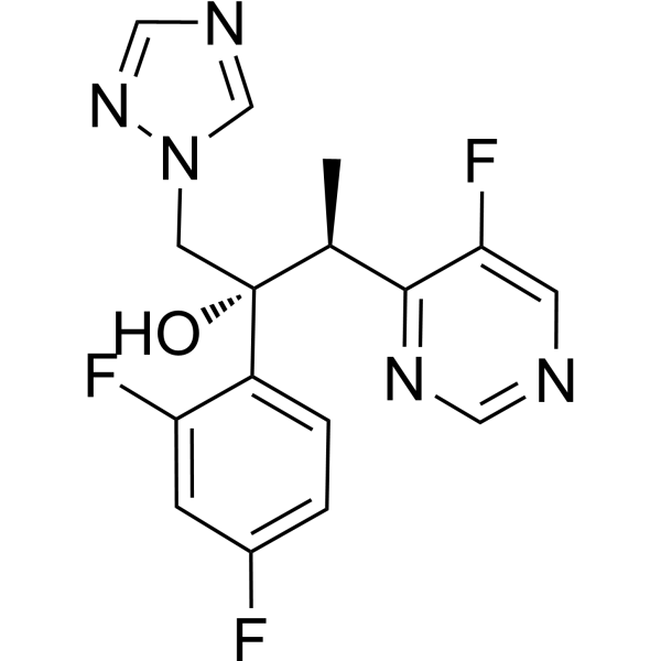 (±)-Voriconazole Chemical Structure