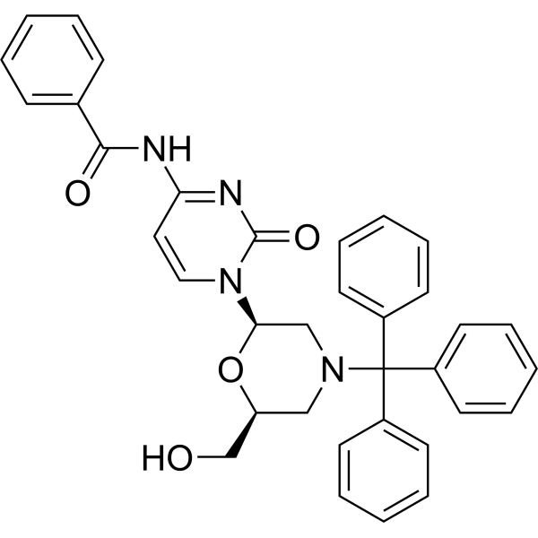 N4-Benzoyl-7’-OH-N-trityl morpholino cytosine