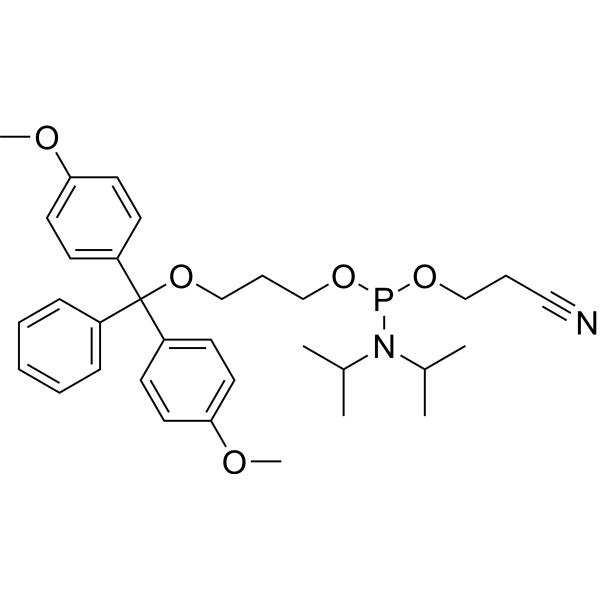 Spacer phosphoramidite C3 Chemical Structure