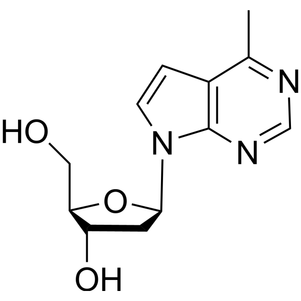 9-(2-Deoxy-beta-D-ribofuranosyl)-6-methylpurine Chemical Structure