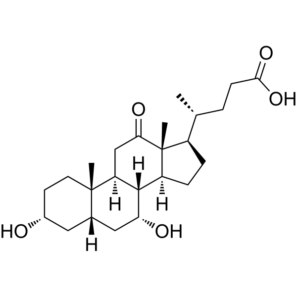12-Ketochenodeoxycholic acid Chemical Structure