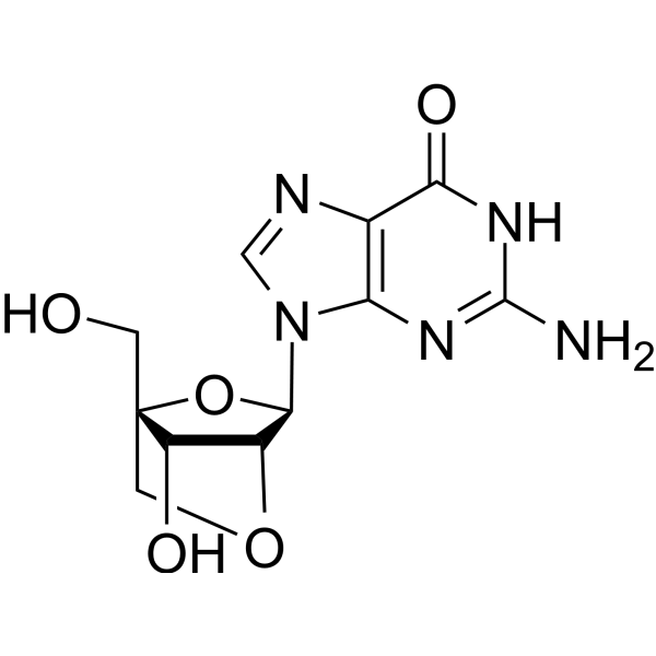 2'-O,4'-C-Methyleneguanosine Chemical Structure